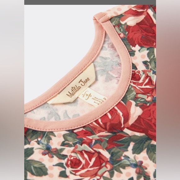 NWT Matilda Jane Kensley Girls Floral Print Dress ~ - Picture 3 of 9